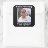 カキストクラシー・ステッカー スクエアシール (バッグ)