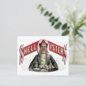 カキヴィンテージ広告 ポストカード (スタンド正面)