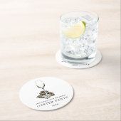 カキ真珠パーティー ラウンドペーパーコースター (インサイチュ)