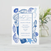 カキ結婚ーのリハーサルディナー歓迎パーティー 招待状 (スタンド正面)