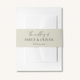 カキ結婚貝 招待状ベリーバンド