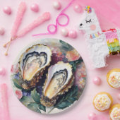 カキ絵を描ス植物芸術 ペーパープレート (パーティー)