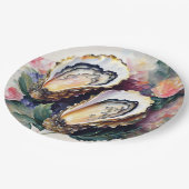 カキ絵を描ス植物芸術 ペーパープレート (アングル)