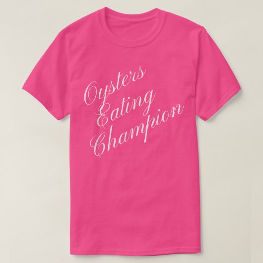 カキ食べスターズ選手権食べ食品 Tシャツ (デザイン正面)