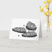 カキ カード (黄色い花)