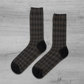 カキ・クロコディラス・ポロソス曼荼羅の模様 ソックス