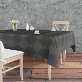 カキ・クロコディラス・ポロソス曼荼羅の模様 テーブルクロス