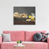 カキ（Edouard Manet著） キャンバスプリント (インサイチュ (リビング))