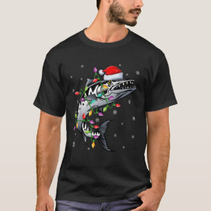カギザカサバ魚Xmasイルミネーショントナカイカギザカサバ Tシャツ