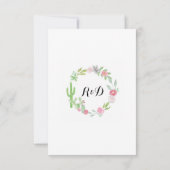 カクスタンキューカードリースフィエスタウェディング 招待状 (裏面)