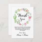 カクスタンキューカードリースフィエスタウェディング 招待状 (正面/裏面)