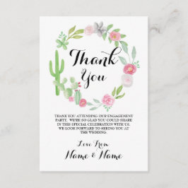 カクスタンキューカードリースフィエスタウェディング 招待状