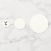 カクステーマのウェディングシャワー パーソナライズド コンフェッティ (裏面)