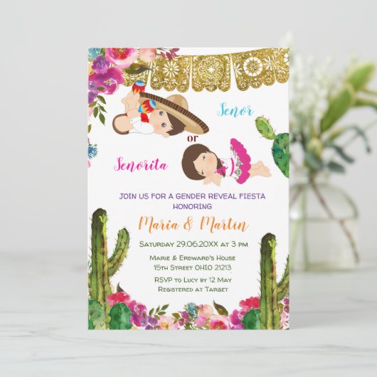 カクタスジェンダーリビールフィエスタ招待状 招待状 (スタンド正面)