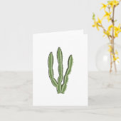 カクタスノートカード カード (黄色い花)