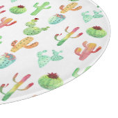 カクタスパステル水彩模様 カッティングボード (角)