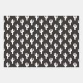 カクタスパターン ニュートラル デザート モダン ビジネス ラッピングペーパーシート (正面2)