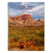カクタスフラワーB&Bゲストブックサウスウエストデザート ノートブック (正面)