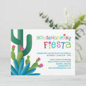 カクタス引っ越し祝いパーティーフィエスタパーティー 招待状 (スタンド正面)