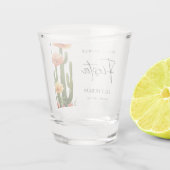 カクタス・フィエスタ・フラワーブライダルシャワー ショットグラス (裏面)