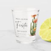 カクタス・フィエスタ・フローラル・ブライダルシャワー ショットグラス (正面)