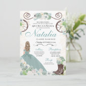 カクティーフローラミントグリーンウエスタンチャラキンセアニェラ 招待状 (スタンド正面)