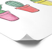 カクティープリント ポスター (角)