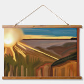 カクティー抽象芸術芸術の踊り 吊り下げ型タペストリー (正面)