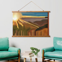 カクティー抽象芸術芸術の踊り 吊り下げ型タペストリー