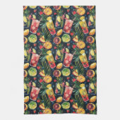 カクテカラフルル キッチンタオル (縦)