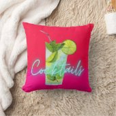 カクテモダンルカラフルバーアート クッション (ブランケット)