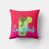 カクテモダンルカラフルバーアート クッション (裏面)