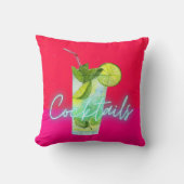 カクテモダンルカラフルバーアート クッション (正面)