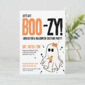 カクテルおもしろいとコスチュームパーティーハロウィーン 招待状 (スタンド正面)