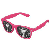 カクテルおもしろいグラスピンクパーティーサングラス レトロサングラス (アングル)