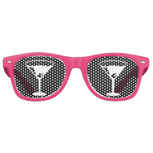 カクテルおもしろいグラスピンクパーティーサングラス レトロサングラス