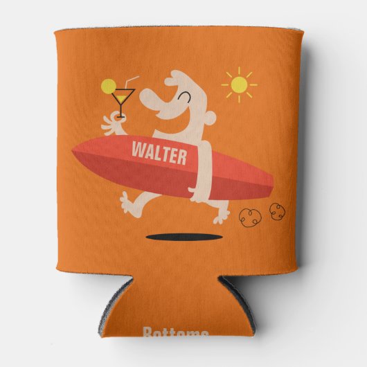 カクテルおもしろい名前をカスタムする缶クーラー付サーファー 缶クーラー (正面)