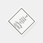 カクテルおもしろい無料ドリンクナプキン スタンダードカクテルナプキン (角)