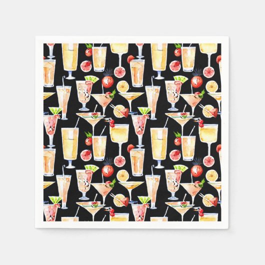 カクテルお気に入りの スタンダードカクテルナプキン (正面)