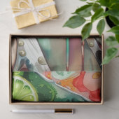 カクテルかわいこちゃんモヒトデコペ紙 薄葉紙 (ギフト)