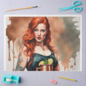 カクテルかわいこちゃん – モスクワミュールデクページ紙 薄葉紙 (クラフト)