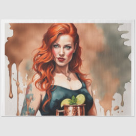 カクテルかわいこちゃん – モスクワミュールデクページ紙 薄葉紙