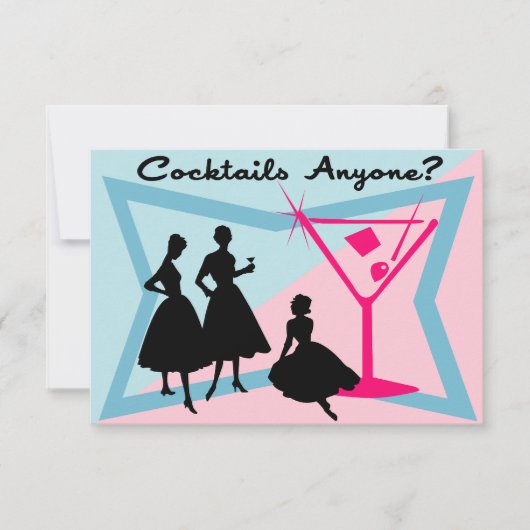 カクテルだれでもか。 応答カード 出欠カード (正面)