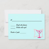 カクテルだれでもか。 応答カード 出欠カード (裏面)