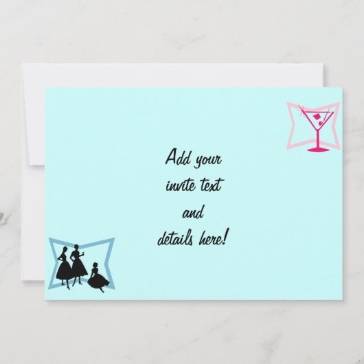 カクテルだれでもか。 招待状 (裏面)