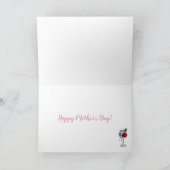 カクテルで母の日のカードを祝おう カード (内部)