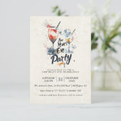 カクテルとグラフィティ大晦日のパーティー 招待状 (スタンド正面)