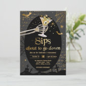 カクテルとコスチュームブリューブボスブーズハロウィーン 招待状 (スタンド正面)