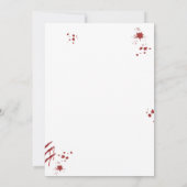 カクテルとコスチュームブーズブーズアダルトハロウィーン 招待状 (裏面)