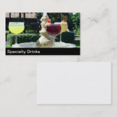 カクテルとドリンクの名刺 名刺 (正面/裏面)